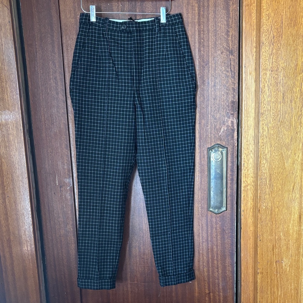 NWT Isabel Marant Wool Checkered Pants size 36